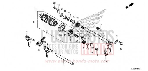 TAMBURO CAMBIO CBR650FAG di 2016